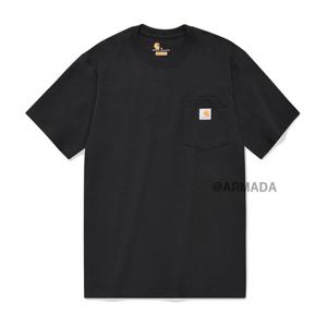 [칼하트]칼하트 K87 워크웨어 포켓 반팔티셔츠 블랙