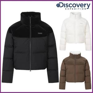 디스커버리 25FW 여성 올리브 크롭 글로우 다운 숏패딩 DWDJ95056-JDGS