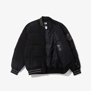 뉴에라 MLB 뉴욕 양키스 봄버 다운 재킷 블랙 14742049