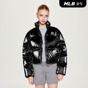 [MLB공식] 25FW 여성 크롭 유광 커브 패딩 (4 COLOR) 3FDJB0556