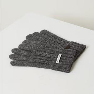 [닥스핸드백] 꽈배기 울캐시미어혼방 장갑 차콜그레이DCGV5F820CG