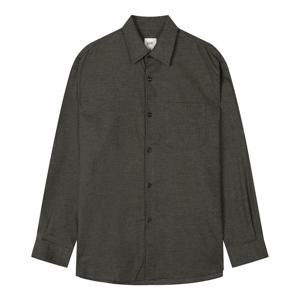 [지이크]코튼 핀 체크 오버핏 셔츠 그레이 PJBAH5512 B