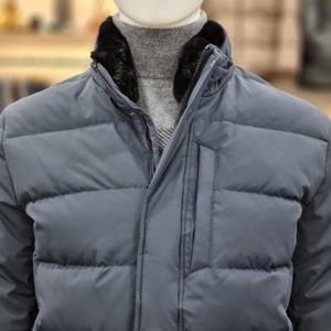 [크로커다일남성]천연모피 에리 구스다운점퍼 CDAAAJP420638_SH