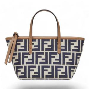 (여성) 펜디 24SS 네이비 FF로고 롤 미니 백 8BS096AOVJ F1PIR