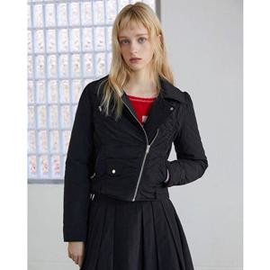 [에고이스트] ER4PZ161 페미닌 실루엣 라이더형 패딩점퍼 (25년 겨울)