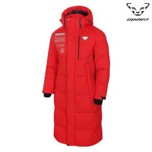 LJS  다이나핏  남녀공용 스폰서 구스 벤치 다운 점퍼 레드 (YUW24532R2)