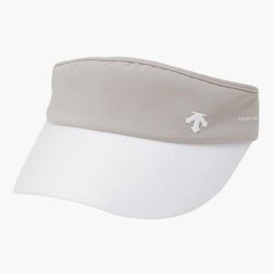 데상트골프썬캡 JQS DQ12WFSV11-BEGG 여성 에센셜 리본  선바이저 / Beige