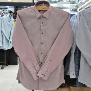 [레노마셔츠]슬림핏/ 틴 초크  스트라이프 긴소매 셔츠 RPFSL155