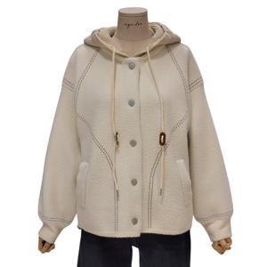 [에이지도르]후드 시어링 부클 자켓 (ALSISPJ114)