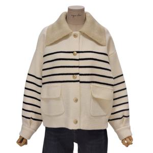 [에이지도르]버튼업 카라 니트 자켓 (ALSISPJ116)