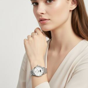 프레드릭콘스탄트 FC-206MPWD1S6B 슬림라인 문페이즈 다이아몬드 자개판 여성 메탈시계