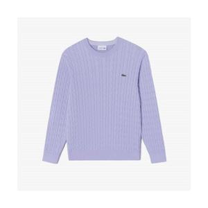 라코스테 LACOSTE 남성 케이블 긴팔 크루넥 풀오버 AH727E-55G I1M AH727E-55GI1M 351679