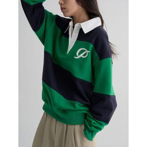 (356241SC1M) [에잇세컨즈] 칼라 럭비 티셔츠  그린