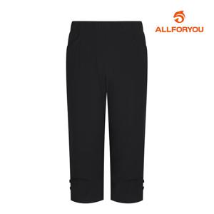 [올포유] 여성 전체 이밴드 솔리드 7부 팬츠 AWPTM5396-199