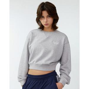 리복  클래식 크롭 맨투맨 - 그레이 RETS3FM31G2