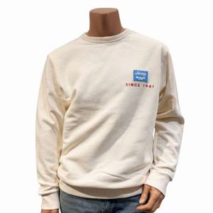 [지프]남녀공용 그릴 프린트 간절기 커플 맨투맨 GL3TSU812B