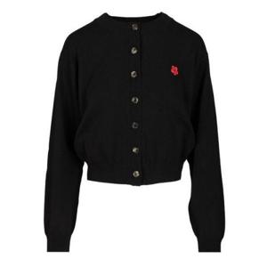 KENZO 겐조 25FW 보크 플라워 자수 울 가디건 (FF6 2CA718 3LB 99J)
