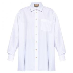 GUCCI 구찌 자수 코튼 셔츠 (759790 ZAOXQ 9000)