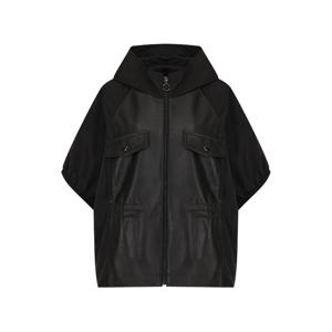 크로커다일레이디 스프링 양가죽 반소매 후드 점퍼_CLESLF602