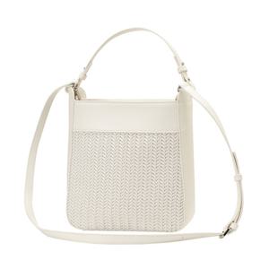 크로커다일레이디 가죽 소재 라탄 백_CLCMB1102
