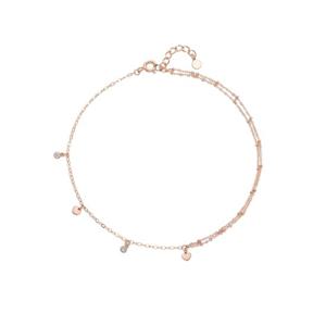 로이드 하트패턴 믹스체인 14k 발찌 LWA22002G