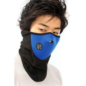 안면 블루 방한마스크 방한 넥워머 귀마개 스포츠