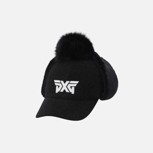 피엑스지골프모자 VQA PJWPW8515-21 WOMEN WINTER FOX FUR BASIC CAP