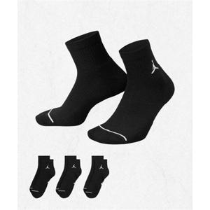 나이키 NIKE 조던 에브리데이 앵클 삭스(3켤레) - 블랙 화이트 DX9655-010 2544839