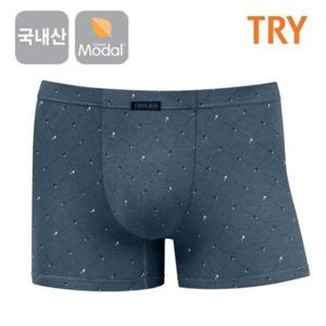 폴리스판드로즈 TRY 국내산 남성 모달소재 남자드로즈팬티 속옷(카키)