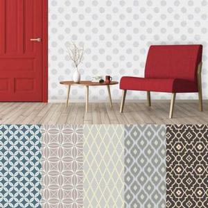 [데코] 붙이기쉬운 조각벽지 북유럽패턴 패브릭벽지 36종