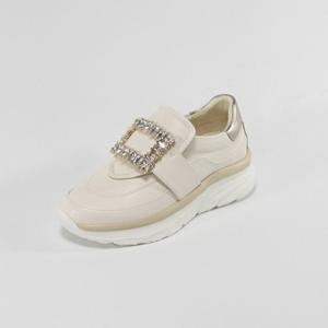 [소다(여성화)]여성 크리스탈 포인트 슬립온 스니커즈 ALS406 LS31_ARLT 베이지 (5cm)
