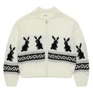 [에꼴리에] 여자 겨울이월 래빗자카드카라니트가디건(24D5083)