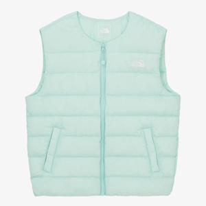 노스페이스 키즈 NV3NR01U 민트 에센셜 패딩 베스트