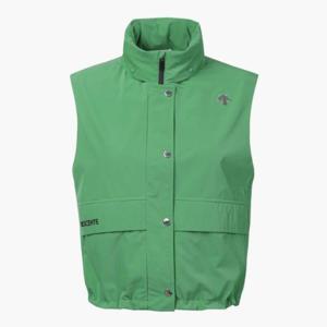 데상트골프베스트 GQC DP12WFWV31-GRNG 여성 유틸리티 풀집업 베스트 / GRNG