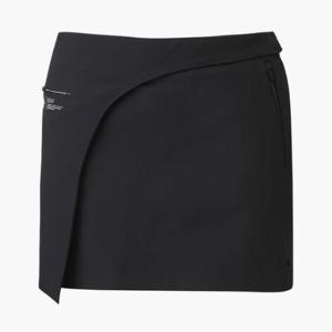 데상트골프스커트 GQC DQ12WFSK21-BLKG 여성 트임 포인트 H라인 스커트 BLACK