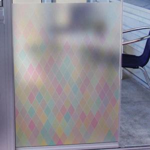 아트박스/꾸밈 cs093-마름모 컬러패턴_글라스시트_글라스시트지