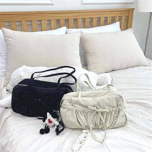 리본 셔링 바스락 숄더백 GAB03170 셔링숄더백