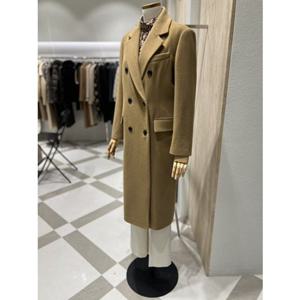 [모조에스핀] J254XSG028 캐시미어 혼방 박시 반더블코트 카멜