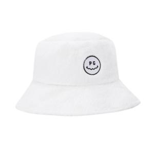 파리게이츠골프모자 NQC 521D4CPA01_WH 여성 스마일 소프트 퍼 버킷햇