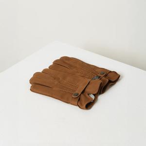 [헤지스] 남성 로고장식 가죽 엠보 장갑 HZGV5F101CM