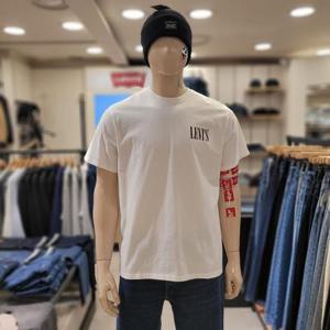 리바이스 공용 릴렉스핏 로고 반팔티셔츠 16143-1996