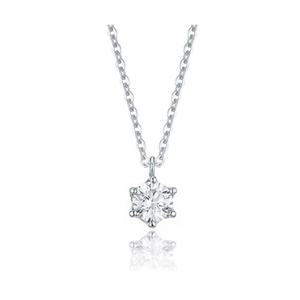 로이드 6프롱 솔리테어 1캐럿 다이아 14K 슬림목걸이 LND26001D