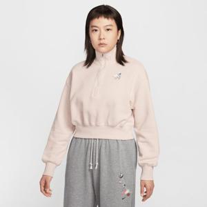 나이키골프긴팔티 VQA IQ3940-667 스포츠웨어 여성 오버사이즈 쿼터집 크롭 스웨트셔츠