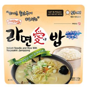 이지밥 라면애밥 나가사끼 짬뽕 전투식량 비상식량 캠핑음식
