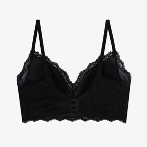 [섹시쿠키]클래식 버튼 레이스 블랙 브라렛 SCWBA421