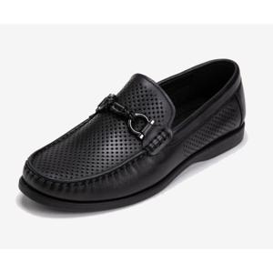 [에스콰이아]포트폴리오 남성 펀치 단화 PFEMSD401BK