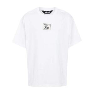 25 FW 저스트 카발리 로고 패치 코튼 티셔츠 77OAHE14CJ110 TP432208491