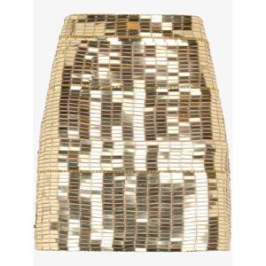 25 FW 로베르토 카발리 메탈릭 시퀸 장식 미니 스커트 UKR307OG028 TP435812909