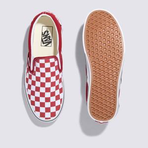 [반스] 체커보드 클래식 슬립온 레드 남여공용 VN000DAH14A1