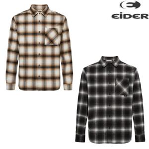 아이더 (DMW25451) 남성 에센셜 한 겨울 까지 착용가능한 기모 체크 셔츠